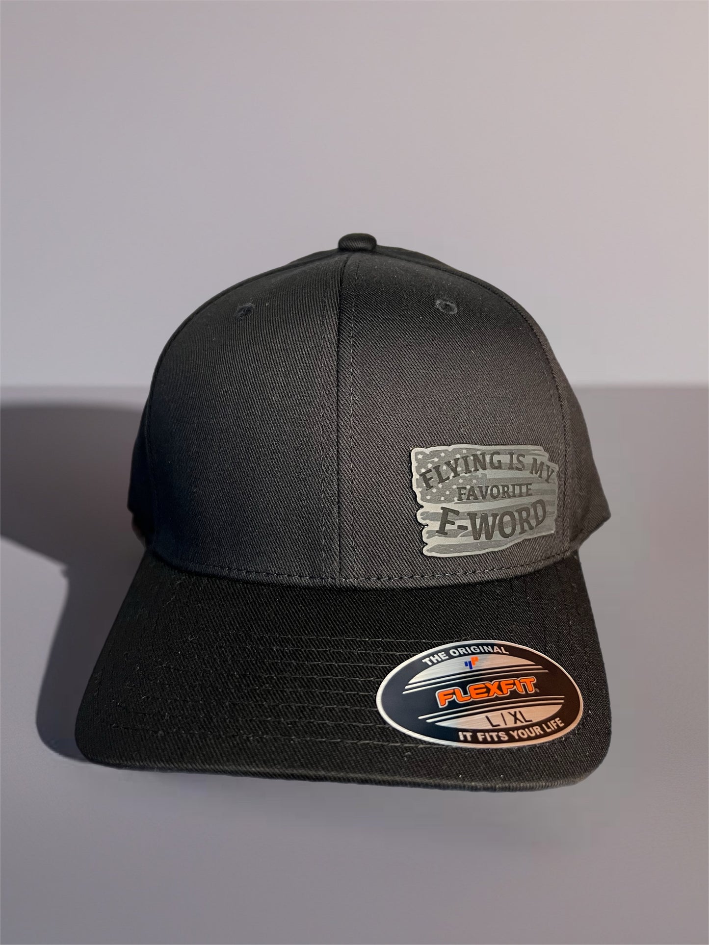 Flex fit (flying is my favorite F-Word patch)