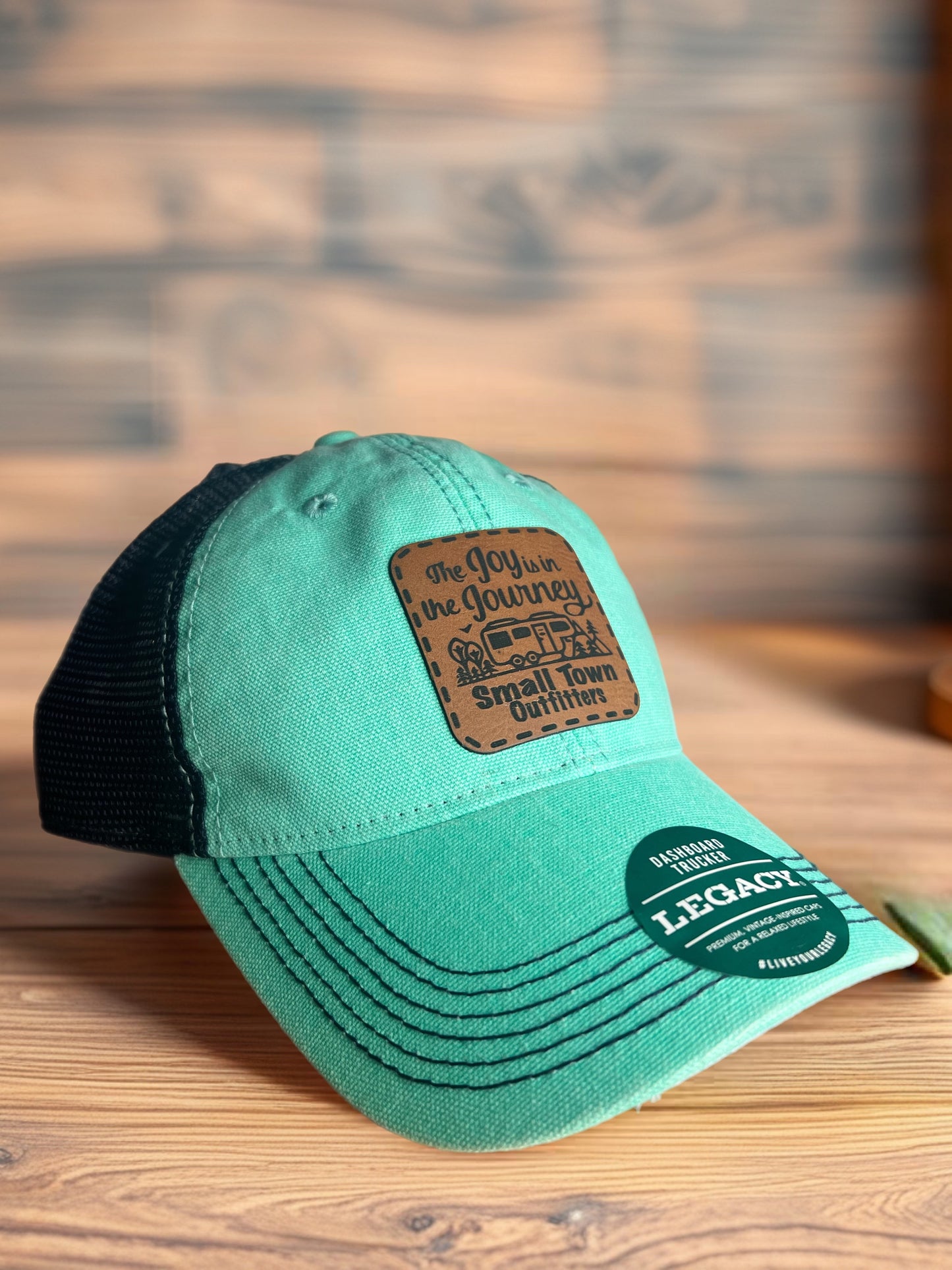 Legacy Unstructured teal/navy (joy is the journey)