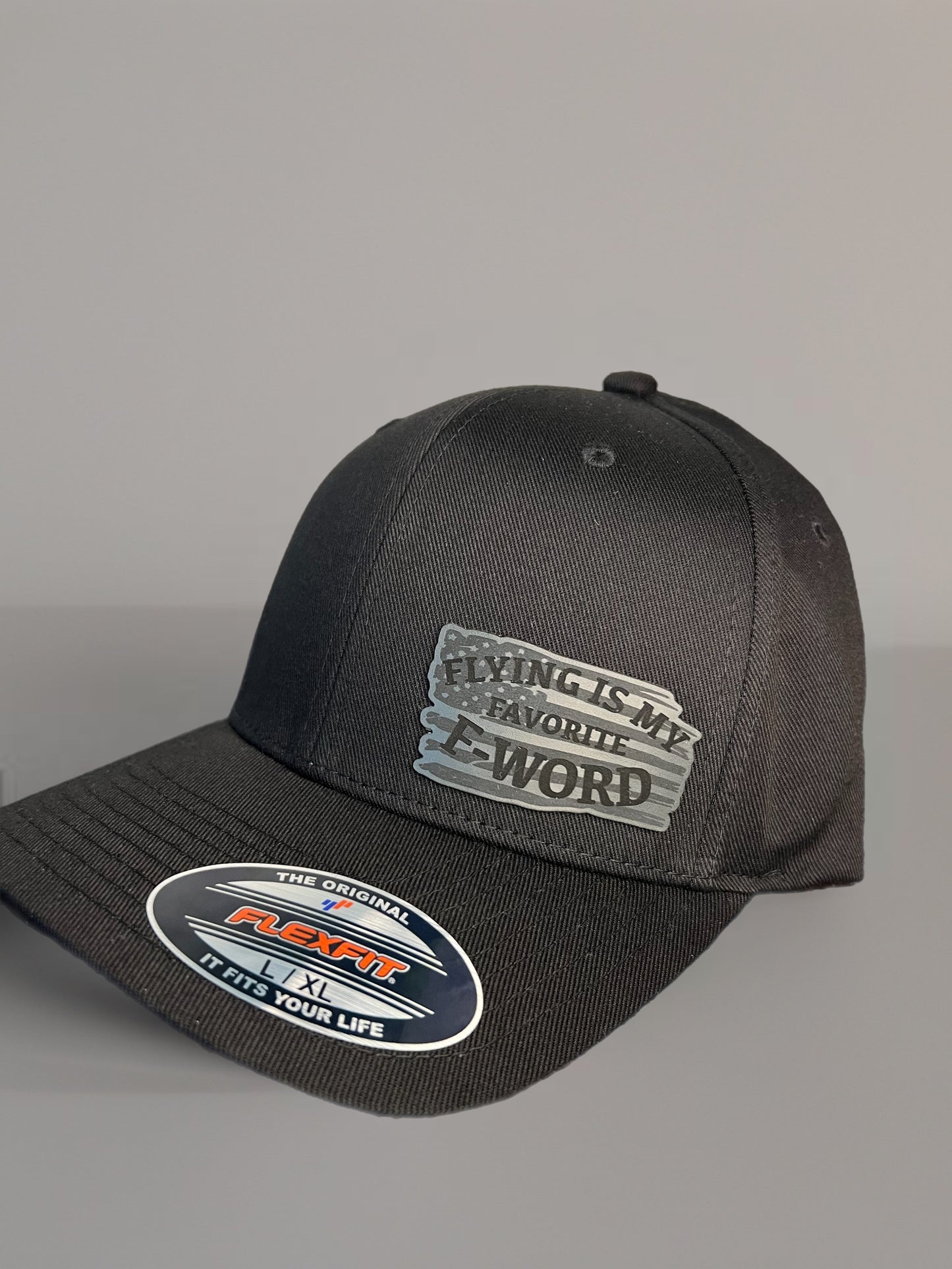 Flex fit (flying is my favorite F-Word patch)