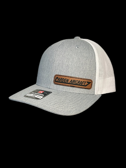 Richardson 112 Heather gray/white (Carden patch)
